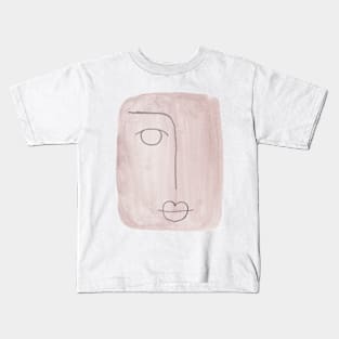 Abstract boho face 2 Kids T-Shirt